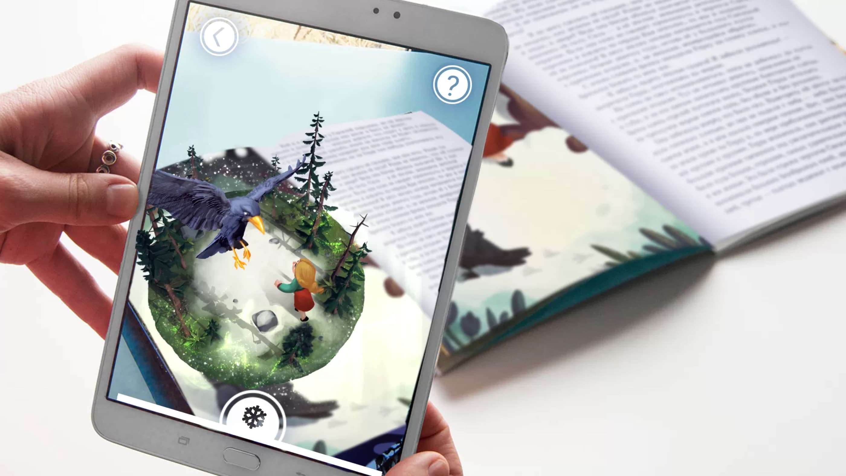 Mobile AR app for the book