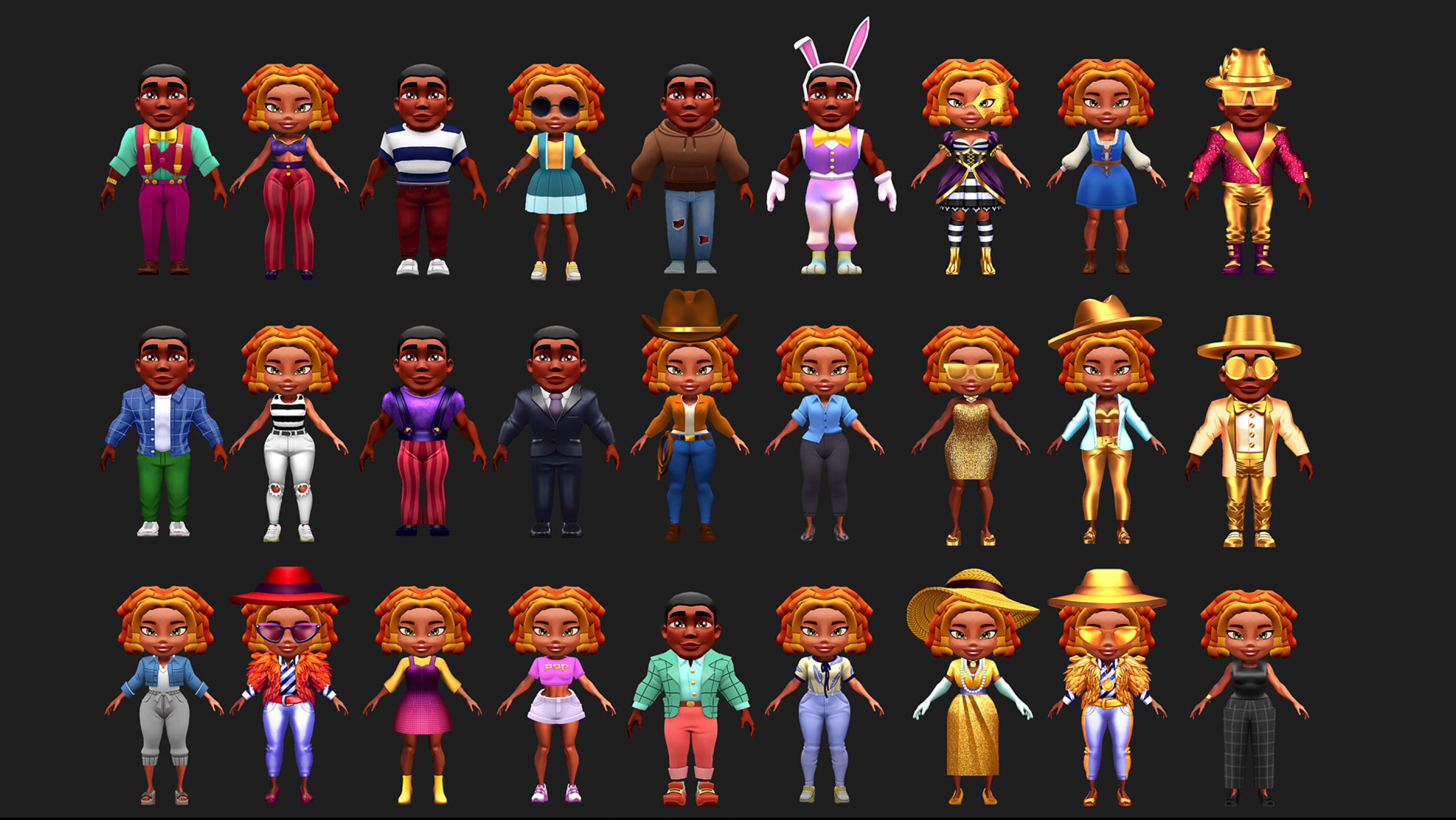 Clothing Models for Characters