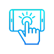 Touchscreen testing interface